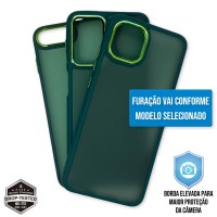 Capa iPhone 16 Plus - Clear Case Fosca Cangling Green